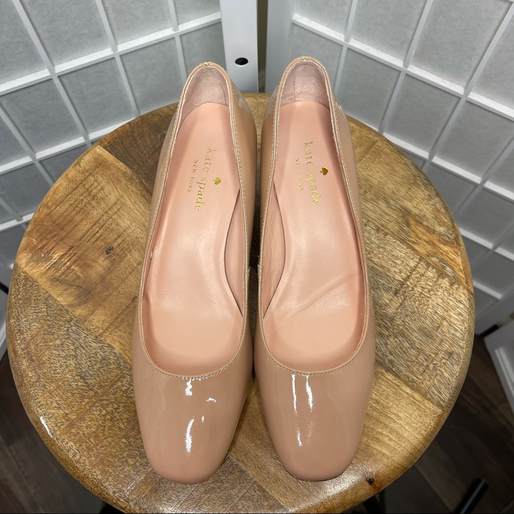 Kate Spade Women’s Patent Leather Nude Heels